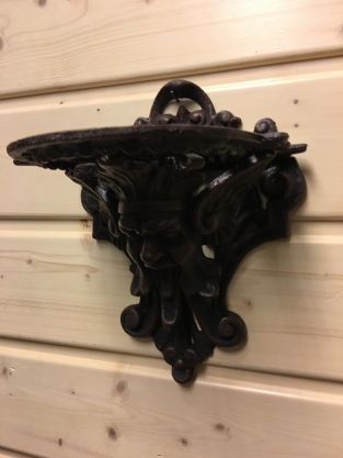 Wall bracket, wall console, iron brown